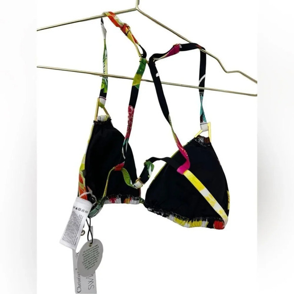 Women's Bikini Top Tropical Fruit material Swiminista x Christian Lacroix - Picture 5 of 5